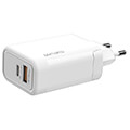 4smarts wall charger voltplug 45w gan usb c to usb c cable 18m white extra photo 1