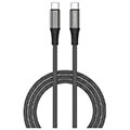 4smarts usb c to usb c cable premium cord 100w 3m black extra photo 1