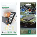 4smarts solar power bank titan pack flex 10000mah stand and flashlight black orange extra photo 3