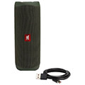 jbl flip 5 waterproof portable bluetooth speaker green extra photo 3