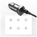 ugreen car charger cd130 18w pd usb qc30 silver 30780 extra photo 2