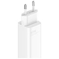 xiaomi mi travel charger 2x ports usb type c 65watt gan tech pd cable white bhr5515gl extra photo 2