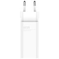 xiaomi mi travel charger 2x ports usb type c 65watt gan tech pd cable white bhr5515gl extra photo 3