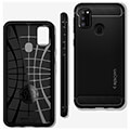 spigen rugged armor black for xiaomi redmi note 10 10s extra photo 1