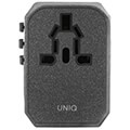 uniq voyage all in one 33watt 2x usb port travel charger eu uk usa aus extra photo 1