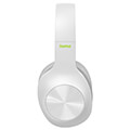 hama184101 spirit calypso headphones overear bass boost foldable white extra photo 1