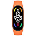 loyraki smart watch xiaomi smart band 7 strap orange extra photo 1