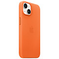 apple iphone 14 leather case with magsafe orange mpp83 extra photo 1