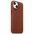 apple iphone 14 leather case with magsafe umber mpp73 extra photo 1