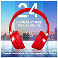 motorola escape 220 kokkino asyrmata bluetooth 50 over ear akoystika hands free extra photo 3