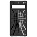 spigen rugged armor black for google pixel 7 extra photo 2
