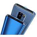 smart clear view case for samsung galaxy a53 5g blue extra photo 2