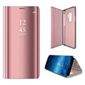 smart clear view case for samsung galaxy s21 fe 5g pink extra photo 1