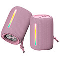 forever bluetooth speaker bs 10 led pink extra photo 1