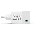 hama 201650 fast charger usb c pd qualcomm mini charger 20 w white extra photo 1