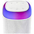 hama 188229 shine 20 bluetooth loudspeaker led splashproof 30 w white black extra photo 1