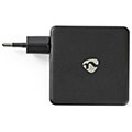 nedis wcpd45w100bk wall charger 1x 24a 1x 30a 1x usb a 1x usb c 57w extra photo 1