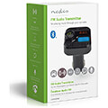 nedis catr121bk car fm transmitter bluetooth bass boost microsd card slot hands free calling voice extra photo 3