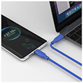 4smarts usb type c to usb type c silicone cable high flex 60w 15m blue extra photo 2