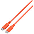4smarts usb type c to usb type c silicone cable high flex 60w 15m orange extra photo 1