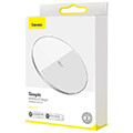 baseus wireless charger simple 15w white extra photo 3