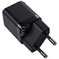 baseus travel charger gan3 pd 30w usb type c black extra photo 2