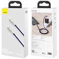 baseus cable cafule usb type c to lightning 20w 2m purple extra photo 2