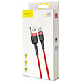 baseus cafule cable usb type c 2a 3m red extra photo 2