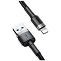 baseus cafule cable usb lightning 2a 3m black extra photo 1