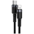 baseus cafule cable usb type c to lightning pd 18w 1m grey black extra photo 1