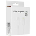 forcell cable type c to lighninng 8 pin power delivery pd20w tube white 1m extra photo 1