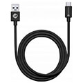 forcell cable usb to type c 30 3a tube black 1m extra photo 1