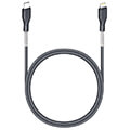 forcell carbon cable type c to lighninng 8 pin power delivery pd27w cb 01c black 1m extra photo 1