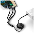 baseus bright mirror 4 retractable type c 3in1 cable micro usb c lightning 100w 35a 11m black extra photo 2