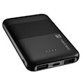 natec npb 1940 trevi compact 5000mah 2x usb a 1x usb c powerbank black extra photo 1