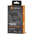 natec npb 1940 trevi compact 5000mah 2x usb a 1x usb c powerbank black extra photo 5