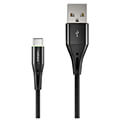 natec nka 1957 prati usb cm usb am 20 cable 1m black nylon led extra photo 2