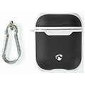 nedis apce100bkgy airpods 1 and airpods 2 case black grey extra photo 6