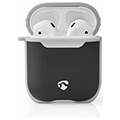 nedis apce100bkgy airpods 1 and airpods 2 case black grey extra photo 7