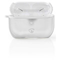 nedis approce100tpwt airpods pro case transparent white extra photo 3