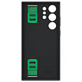 silicone grip cover for samsung galaxy s23 ultra s918 black ef gs918tb extra photo 3