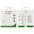 4smarts wall charger pd trio 65w gan 2x type c usb white extra photo 8