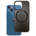 4smarts carbon case with ultimag for apple iphone 14 plus black extra photo 1