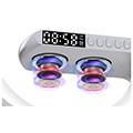g roc rgb led light with bluetooth speaker alarm and wireless charger nh69wh white extra photo 1