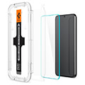 spigen glass ez fit 2 pack for samsung galaxy s23 extra photo 2