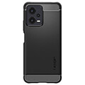 spigen rugged armor black for xiaomi redmi note 12 5g poco x5 5g extra photo 1