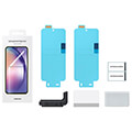 plastic screen protection for samsung galaxy a54 plastic full glue transparent ef ua546ct extra photo 1