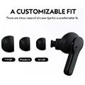 qcy t13 tws black dual driver 4 mic noise cancel true wireless earbuds quick charge 380mah extra photo 4