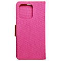 canvas book case for xiaomi redmi 12c pink extra photo 1