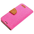 canvas book case for xiaomi redmi 12c pink extra photo 9